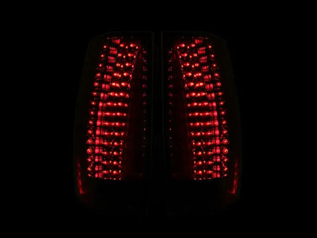 ANZO 2007-2011 Cadillac Escalade LED Taillights Chrome - Truck & Automotive