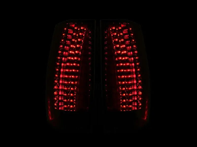 ANZO 2007-2011 Cadillac Escalade LED Taillights Chrome - Truck & Automotive
