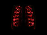 ANZO 2007-2011 Cadillac Escalade LED Taillights Chrome - Truck & Automotive