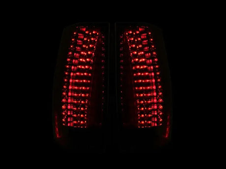 ANZO 2007-2011 Cadillac Escalade LED Taillights Chrome - Truck & Automotive