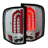 ANZO 2007-2013 Chevrolet Silverado 1500 LED Taillights Chrome - Truck & Automotive