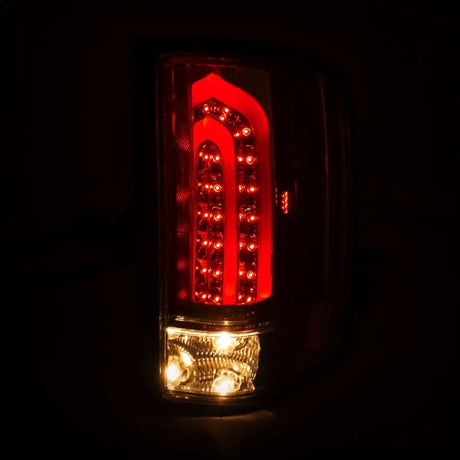 ANZO 2007-2013 Chevrolet Silverado 1500 LED Taillights Chrome - Truck & Automotive