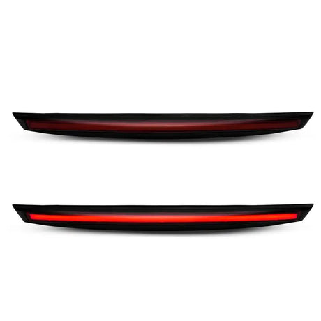 ANZO 2007-2014 Chevrolet Suburban 1500 LED 3rd Brake Light Black Housing Smoke Lens w/ Spoiler 1pc - Truck & Automotive