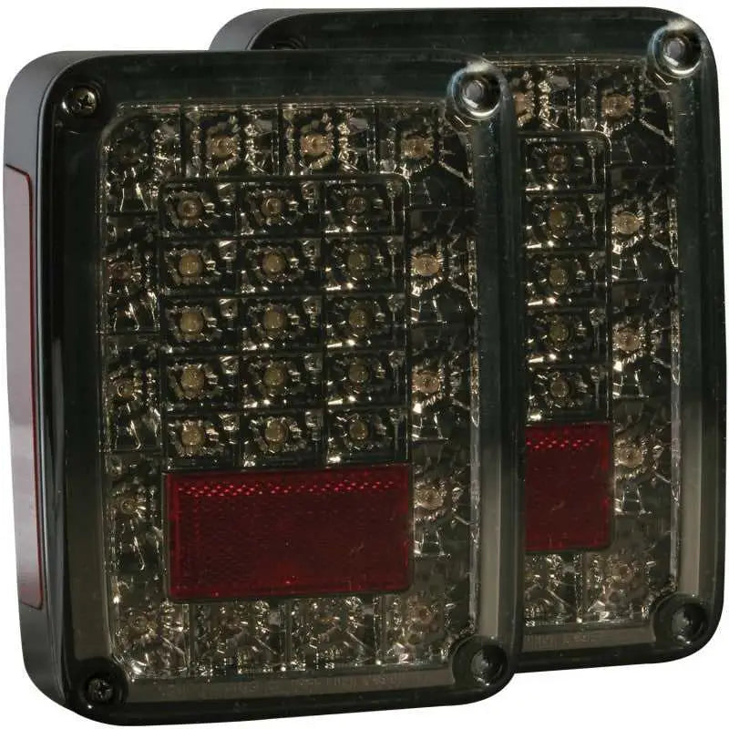 ANZO ANZO 2007-2015 Jeep Wrangler LED Taillights Smoke
