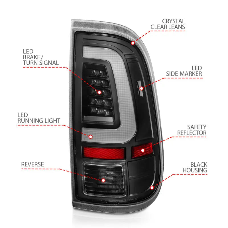 ANZO 311356 ANZO 2008-2016 Ford F-250 LED Taillights (Pair)