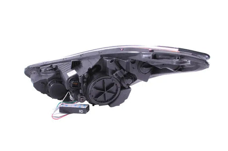 ANZO 2011-2014 Hyundai Elantra Projector Headlights w/ Halo Chrome (CCFL) - Truck & Automotive