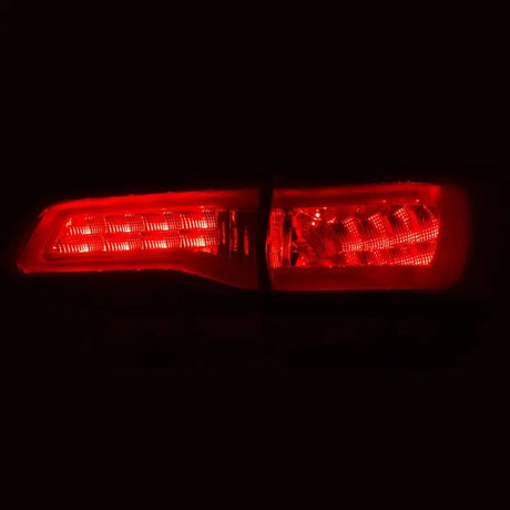 ANZO 2014-2016 Jeep Grand Cherokee LED Taillights Red/Clear - Truck & Automotive