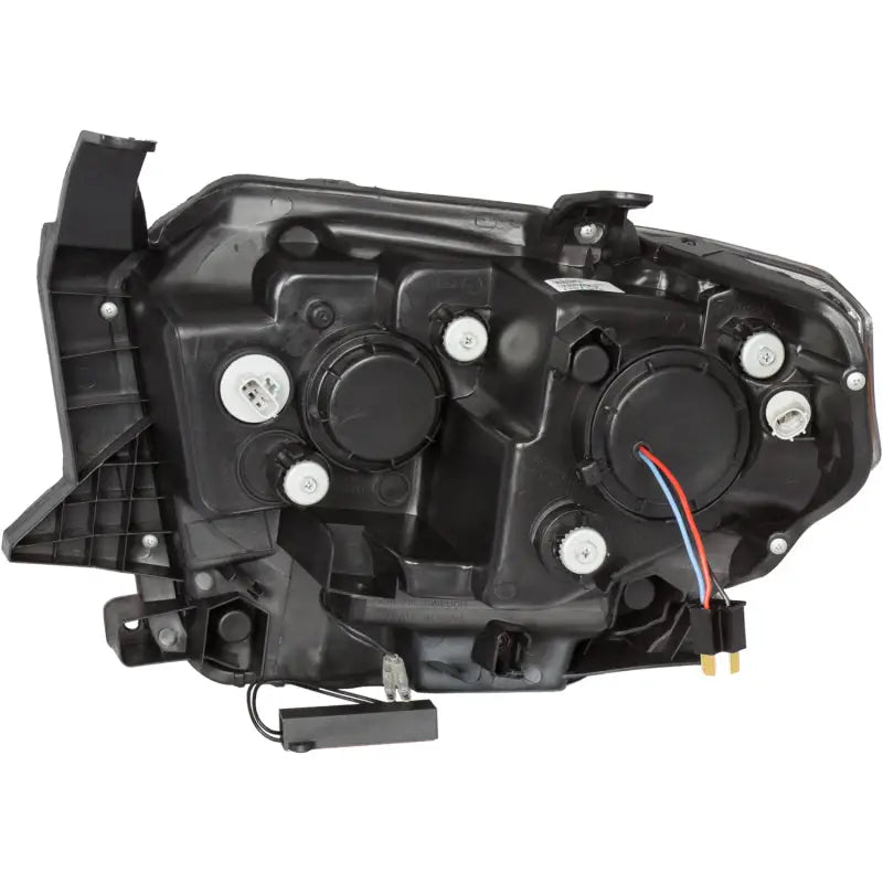 ANZO 2014-2016 Toyota Tundra Projector Headlights w/ U-Bar Chrome - Truck & Automotive