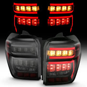 ANZO 311312 ANZO 2014-2020 Toyota 4Runner T.L Black Housing Smoke Lens Red Light Bar W/Sequential