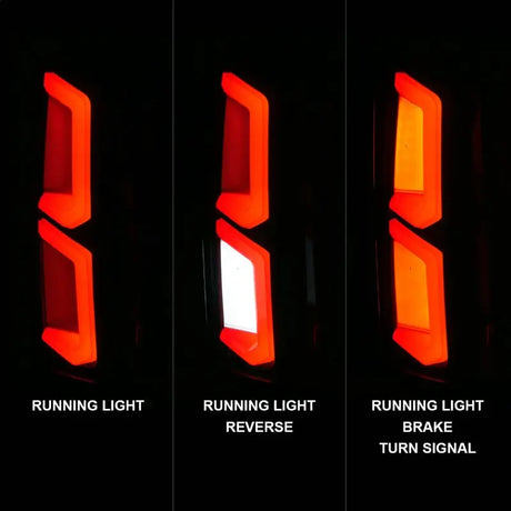 ANZO 2015-2020 Chevrolet Tahoe LED Tail Lights w/ Light Bar Black Housing Somke Lens - Truck & Automotive