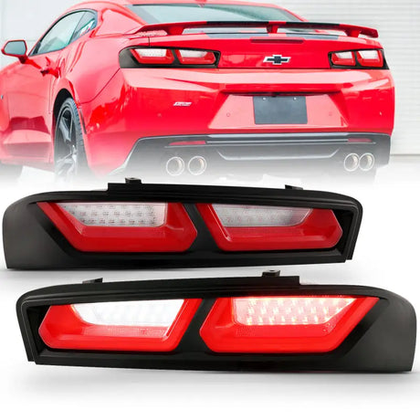 Aftermarket LED taillights with clear lens for Chevrolet Camaro tail light assembly