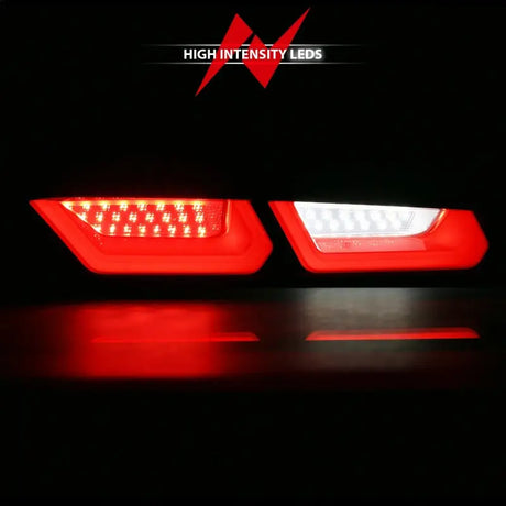 Aftermarket LED taillights for Chevrolet Camaro with clear lens tail light assembly