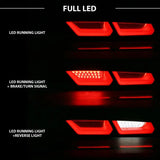 LED tail light assembly for Chevrolet Camaro with clear lens and multiple light functions
