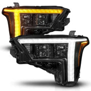 ANZO 22-24 Toyota Tundra (w/Factory LED Refl.) Z-Series Full Proj Headlights - Pass. Side ONLY - Lights
