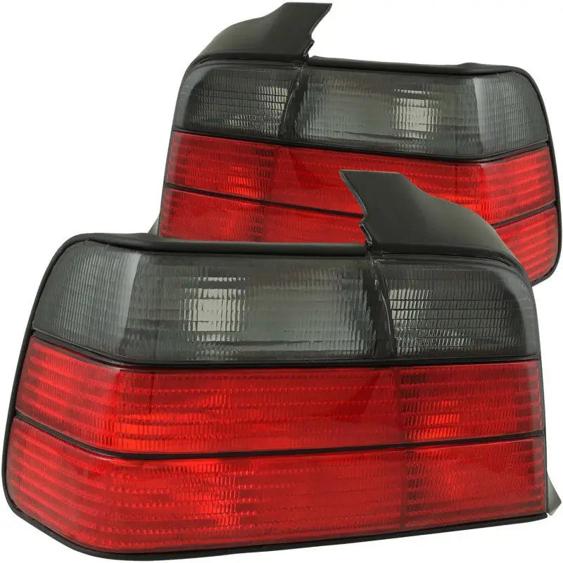 ANZO 221200 ANZO 1992-1998 BMW 3 Series E36 Taillights Red/Smoke