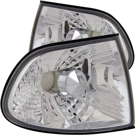 ANZO ANZO Corner Lights 1995-1999 Pre Facelift BMW 7 Series E38 Euro Corner Lights Chrome