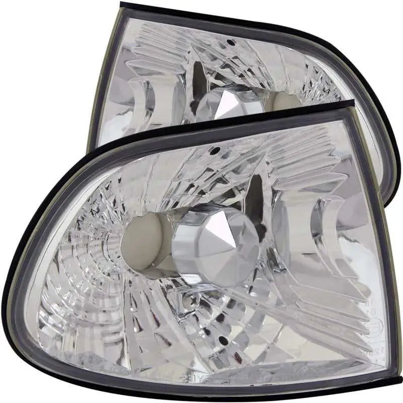 ANZO ANZO Corner Lights 1995-1999 Pre Facelift BMW 7 Series E38 Euro Corner Lights Chrome