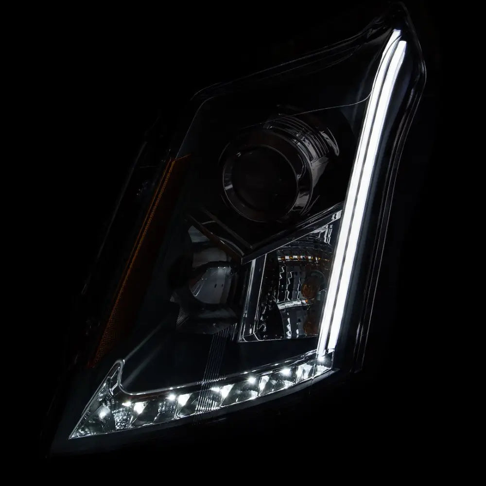 Anzo Simple Plug And Play Installation Headlight Assembly 111308 - Black Clear H.L.SRX 10-13