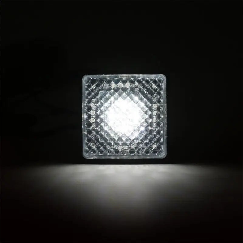 Illuminated textured square hitch light from ANZO Universal LED Hitch Light series