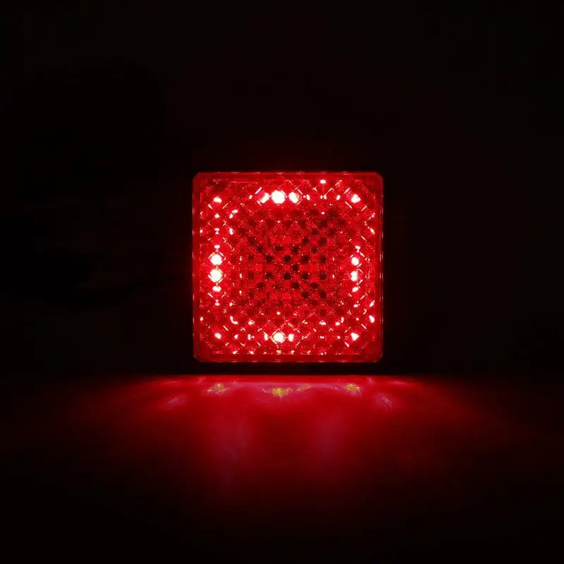 Red cube with reflective pattern for ANZO Universal LED Hitch Light, hitch light accessory