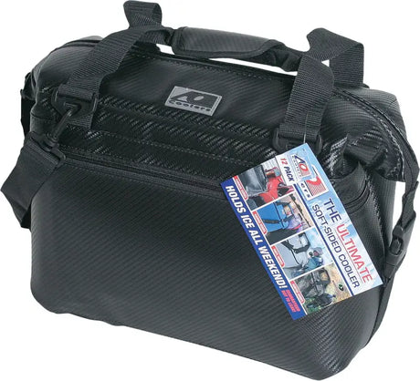 AOCR12BK Ao Coolers Carbon Cooler 12/Pk Black 14"X7"X12" 