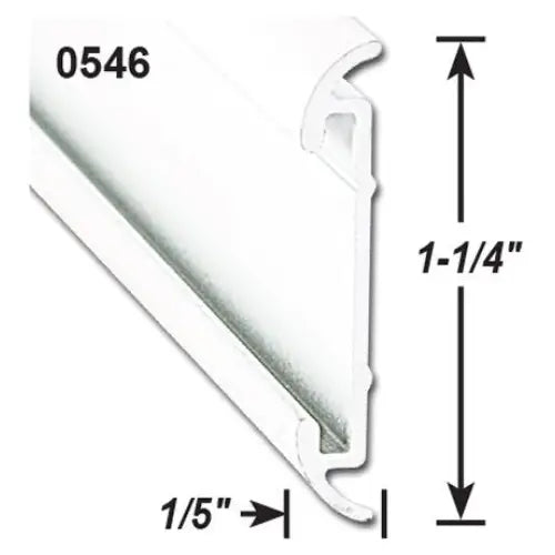 AP Products Flat Trim Type Trim Molding 021-54601-8 - White P.White EA