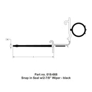 AP Products Made In USA Slide Out Seal 018-668 - Snap-IN 2-7 Wiper-4-1