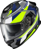 Exo Eclipse Full Face Helmet Lunar Grey/Hi Vis/Blue Md - SCORPION EXO