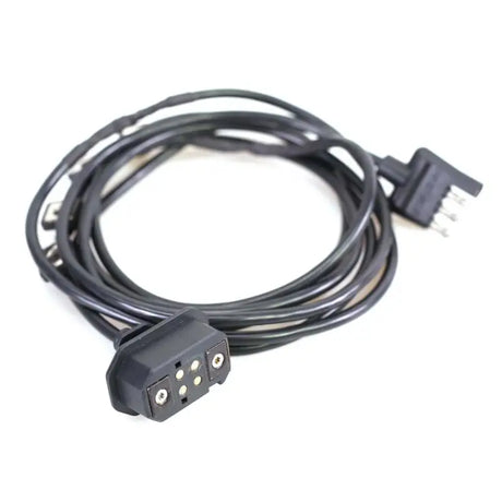Black cable with multi-pin connectors for APWHE Kuat Innovat Piston Wiring Harness Extension