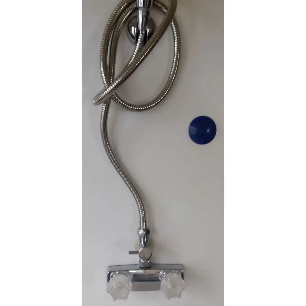 Aqua View Easy To Use Shower Water Saver SMBM02 - Small Mushroom Brushed Nickel