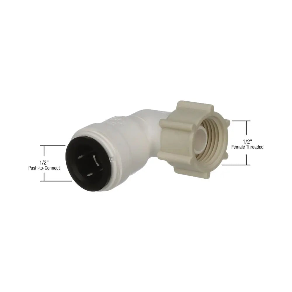 Aqualock Zero-Leak Connections Fresh Water Adapter Fitting 3520-1008 - Cts Nps Female Swivel Elbow