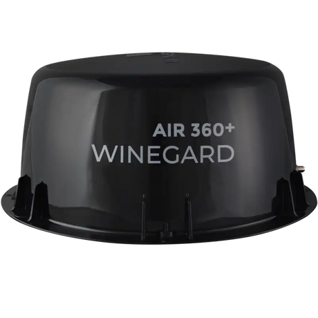 Black dome-shaped air purifier AR2-V2S Winegard Air360+ for better air quality