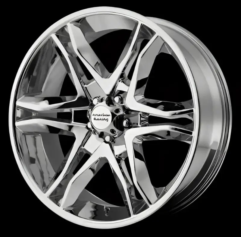 Chrome American Racing wheel on AR893 Wheel Pros 20 Inch by 8.5 Inch wheel