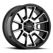 Black machined AR93329058518 Wheel Pros 20x9 spoked wheel for trucks and SUVs