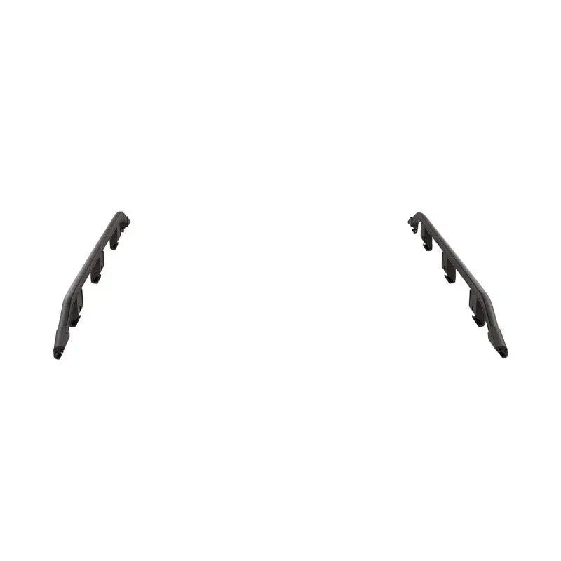 Dark gray plastic base rack guard strips with clips for ARB Base Rack protection