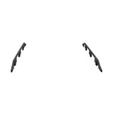 Dark gray plastic base rack guard strips with clips for ARB Base Rack protection