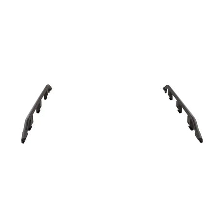 Dark gray plastic base rack guard strips with clips for ARB Base Rack protection