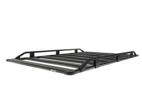 Black metal roof rack on ARB Base Rack Guard Rail for ARB Base Rack protection