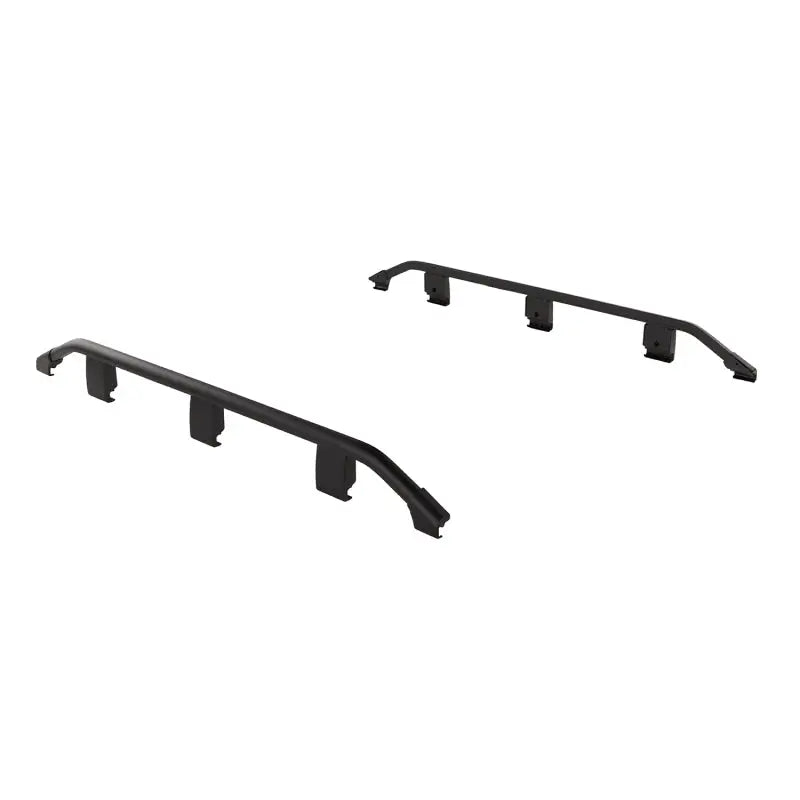 Black roof rack side rails on ARB Base Rack Guard for 1770020 vehicle protection