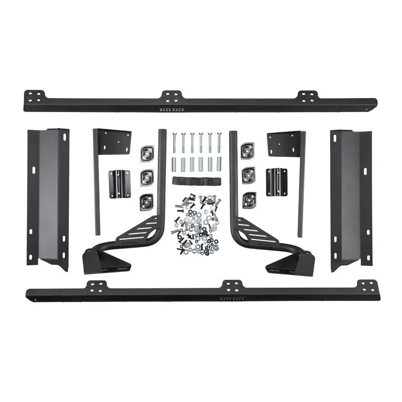 Automotive side step kit with ARB Base Rack Mount Kit for base rack specific setup