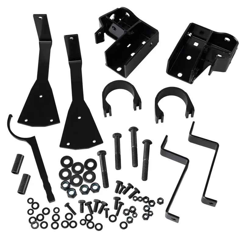 Black metal hardware assortment for ARB BP51 Fit Kit Jeep JK front suspension upgrade