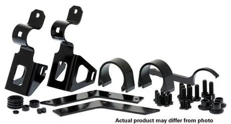 Black metal mounting hardware for ARB BP51 Fit Kit Jeep JK front suspension