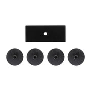 Black rectangular plate with four round discs for ARB Extra Leaf Spacer Kit