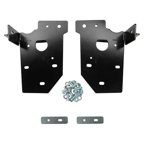 Black metal bracket set with hardware for ARB fitting kit SLVRADO 2500 99-02