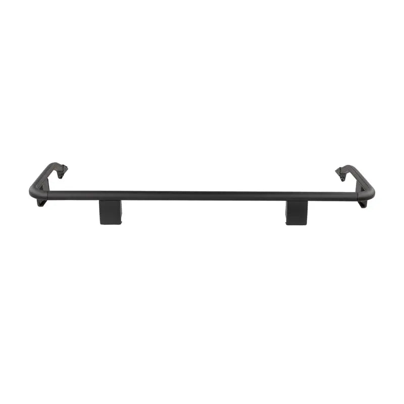 Black metal towel bar on ARB Guard Rail Front 1/4 for ARB Guard rail setups