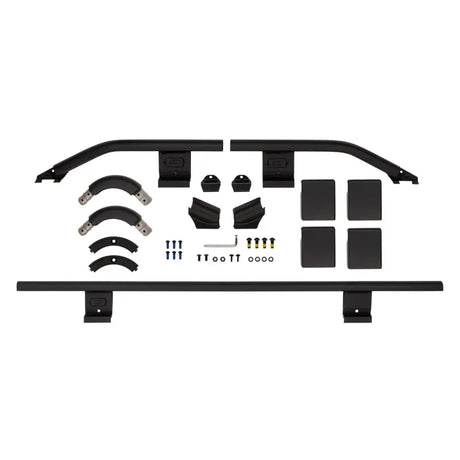 Black roof rack components for ARB Guard Rail Front 1/4, perfect fit for ARB guard