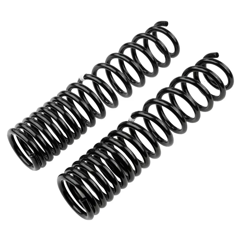 ARB / OME 2021+ Ford Bronco Rear Coil Spring Set for Medium Loads, black coil springs, high-performance suspension enhancement.