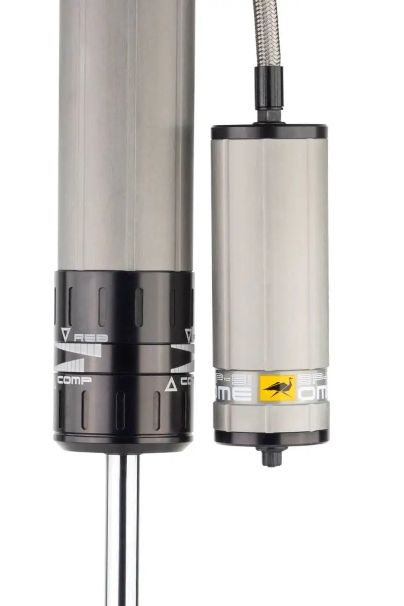 Silver and black shock absorber for ARB OME BP51 Shock LC80/105 Front vehicle