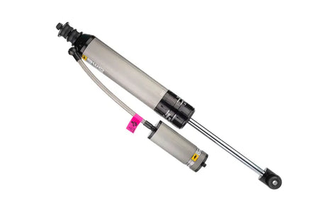 Silver and black OME BP51 shock absorber with reservoir for Wrangler Jk Front Long