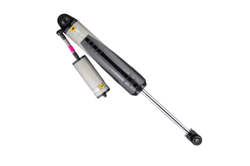 Silver and black OME BP51 shock absorber with reservoir for Wrangler JK rear upgrade